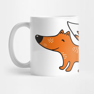 Cute fox illustration Mug